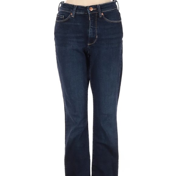 Republic Jeans Blue Classic Straight Leg Mid Rise Waist Sz 25 #146 - Picture 1 of 4